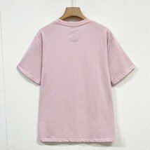 最上級ヨーロッパ製※定価2万◆ブルガリア発※RISELIN 半袖Tシャツ 通気 快適 吸汗 可愛い 花柄 蝶 トップス スウェット キレイめ 夏 M/46_画像2