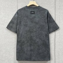 定番・半袖Tシャツ 定価2万◆Emmauela・イタリア・ミラノ発◆上品 通気 個性 オシャレ ウオッシュ加工 キラキラ トップス ストリート日常48_画像2