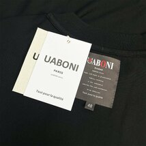 高級EU製＆定価2万◆UABONI*Paris*半袖Tシャツ*ユアボニ*パリ発◆上質 快適 通気 ゆったり 人気 個性 レトロ カットソー アメカジ 普段着52_画像10