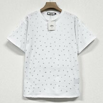 新作ヨーロッパ製※定価2万◆ブルガリア発※RISELIN 半袖Tシャツ 綿100% 薄手 通気 ラインストーン 英字 個性 おしゃれ ストリート 夏 L_画像1