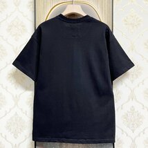 最高級EU製＆定価2万◆UABONI*ユアボニ*Tシャツ*フランス*パリ発◆米国綿 通気 個性 ゆったり カジュアル ベアブリック/Bearbrick M/46_画像2