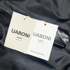 上級EU製＆定価7万◆UABONI*Paris*スタジャン*ユアボニ*パリ発◆カシミヤ ゆったり 切替 アウター 刺 アメカジ スポーティ L/48サイズの画像10