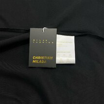 定価2万★christian milada・ミラノ発・半袖Tシャツ★コットン100％ 薄手 通気 爽やか 蝶柄 個性 カットソー ストリート 男女兼用 夏 M/46_画像9