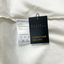 定価2万★christian milada・ミラノ発・半袖Tシャツ★コットン100％ 個性 通気吸汗 スウェット クルーネック 可愛い お洒落 M/46サイズ_画像9