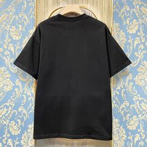 定価2万★christian milada・ミラノ発・半袖Tシャツ★コットン100% 上品 薄手 個性 吸汗速乾 モノグラム 日常 Bearbrick/ベアブリック 2XL_画像2