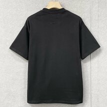 個性・半袖Tシャツ 定価2万◆Emmauela・イタリア・ミラノ発◆コットン100％ 速乾 吸汗 薄手 バラ ロゴ カットソー 定番 男女兼用 L/48_画像2