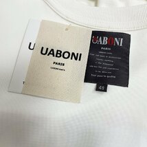 定番EU製＆定価4万◆UABONI*Paris*トレーナー*ユアボニ*パリ発◆コットン ソフト ゆったり 吸湿 笑顔 個性 お洒落 春 スウェット L/48_画像9