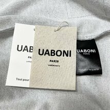 ★★個性EU製＆定価4万◆UABONI*Paris*トレーナー*ユアボニ*パリ発◆米国産コットン100％ ソフト カシューナッツ柄 ict プルオーバー 2XL_画像9