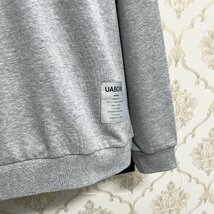 ★★個性EU製＆定価4万◆UABONI*Paris*トレーナー*ユアボニ*パリ発◆米国産コットン100％ ソフト カシューナッツ柄 ict プルオーバー 2XL_画像8