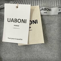 ★★上質EU製＆定価4万◆UABONI*Paris*セーター*ユアボニ*パリ発◆高級ウール 秋冬・新作 ナンバリング グラフィティ ニット カジュアル2XL_画像7