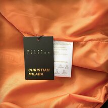 定価7万★christian milada・ミラノ発・フライトジャケット★薄手 個性 オシャレ 快適 豪華刺繍 宇宙飛行士 MA-1 アウトドアウェア L/48_画像9