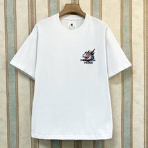 絶賛 定価2万 FRANKLIN MUSK・アメリカ・ニューヨーク発 半袖Tシャツ コットン100％ 快適 個性 ストリート スウェット カットソー 夏 2_画像2