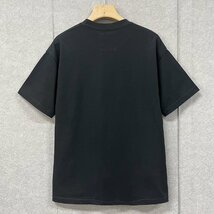 上品・半袖Tシャツ 定価2万◆Emmauela・イタリア・ミラノ発◆コットン100％ 快適 高級 通気 おしゃれ 菊 スウェット カットソー トップスL_画像2