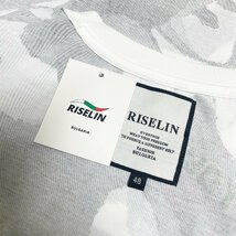 個性ヨーロッパ製※定価2万◆ブルガリア発※RISELIN 半袖Tシャツ 上品 通気 薄手 速乾 総柄 カットソー トップス 遊び心 カジュアル M/46_画像8