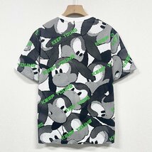 個性ヨーロッパ製※定価2万◆ブルガリア発※RISELIN 半袖Tシャツ 上品 通気 薄手 速乾 総柄 カットソー トップス 遊び心 カジュアル M/46_画像2