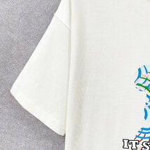 逸品・半袖Tシャツ 定価2万◆Emmauela・イタリア・ミラノ発◆コットン100% 薄手 通気 クマ おしゃれ カラフル 定番 XL/50サイズ_画像6