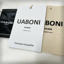 ★★逸品EU製＆定価5万◆UABONI*Paris*トレーナー*ユアボニ*パリ発◆米国産コットン 裏起毛 ソフト お洒落 切替 ベーシック レジャー 2XL_画像10