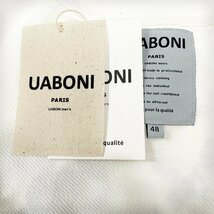 個性EU製＆定価5万◆UABONI*Paris*トレーナー*ユアボニ*パリ発◆米国産コットン100％ 暖か オシャレ 花柄 プルオーバー M/46サイズ_画像7