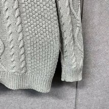 定番・セーター 定価5万◆Emmauela・イタリア・ミラノ発◆高品質ウール 快適 暖かい ハーフジップ ハイネック ニット メンズ 2XL/52サイズ_画像7