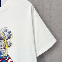 個性・半袖Tシャツ 定価2万◆Emmauela・イタリア・ミラノ発◆米国綿 快適 薄手 モノグラム おしゃれ ベアブリック/Bearbrick L/48サイズ_画像6