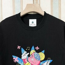 高級 定価2万 FRANKLIN MUSK・アメリカ・ニューヨーク発 半袖Tシャツ 快適 吸湿 遊び心 可愛い トップス スウェット カットソー サイズ1_画像3
