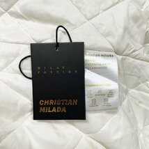 定価8万★christian milada・ミラノ発・フリースジャケット★上質 防寒 厚手 暖かい レモン 可愛い ブルゾン アウター 男女兼用 XL/50_画像10