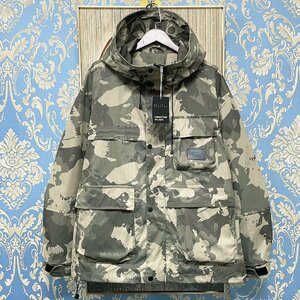  regular price 6 ten thousand *christian milada* milano departure * jacket *. manner thin Schic camouflage -ju pattern outdoor military Trend handsome L