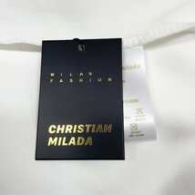 定価2万★christian milada・ミラノ発・ 半袖Tシャツ★コットン100％ 薄手 通気 快適 スウェット 可愛い カットソー 日常 夏服 L/48サイズ_画像7