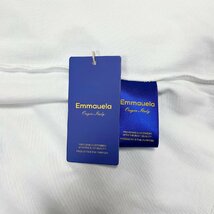 高級・半袖Tシャツ 定価2万◆Emmauela・イタリア・ミラノ発◆定番 快適 通気 吸汗 クマ ロゴ 可愛い スウェット カットソー 日常 XL/50_画像9