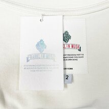 定番 定価2万 FRANKLIN MUSK・アメリカ・ニューヨーク発 半袖Tシャツ 吸汗速乾 薄手 個性 丈夫 遊び心 お洒落 人気 日常 サイズ2_画像9