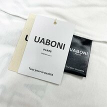 高級EU製＆定価2万◆UABONI*Paris*半袖Tシャツ*ユアボニ*パリ発◆高品質綿100% 快適 吸汗 個性 カットソー スウェット カップル 男女兼用XL_画像9