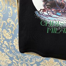 定価2万★christian milada・ミラノ発・半袖Tシャツ★コットン100％ 快適 通気 オシャレ クリスマス トップス ゆったり ユニセックス M_画像6