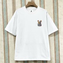 個性 定価2万 FRANKLIN MUSK・アメリカ・ニューヨーク発 半袖Tシャツ 通気吸汗 人気 楽ちん プリント オシャレ スウェット カットソー 夏 2_画像2