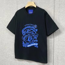 定番・半袖Tシャツ 定価2万◆Emmauela・イタリア・ミラノ発◆綿100％ 上質 薄手 通気 個性 車 プルオーバー カットソー アメカジ 夏服 M_画像10