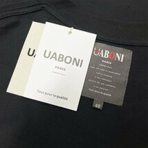 個性EU製＆定価2万◆UABONI*Paris*半袖Tシャツ*ユアボニ*パリ発◆上品 コットン100％ 通気 吸汗 遊び心 カットソー ストリート 夏 XL/50_画像9