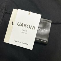 個性EU製＆定価2万◆UABONI*Paris*半袖Tシャツ*ユアボニ*パリ発◆上品 コットン100％ 通気 吸汗 遊び心 カットソー ストリート 夏 XL/50_画像10