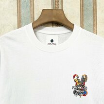 個性 定価2万 FRANKLIN MUSK・アメリカ・ニューヨーク発 半袖Tシャツ 通気吸汗 人気 楽ちん プリント オシャレ スウェット カットソー 夏 2_画像4