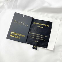 定価6万★christian milada・ミラノ発・ジャケット★上品 薄手 オシャレ 防風 爽やか 切替 ブルゾン アウトドア カジュアル スポーティ 52_画像8