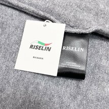 高級ヨーロッパ製※定価5万◆ブルガリア発※RISELIN カーディガン 高級ウール混 キラキラ 暖かい 快適 ニット ボレロ キレイめ 秋冬 M/46_画像9