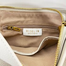 高級ヨーロッパ製※定価12万◆ブルガリア発※RISELIN ショルダーバッグ 高品質牛革 レザー 2way 手提げ キレイめ 上品 OL レディース_画像10