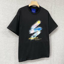 絶賛・半袖Tシャツ 定価2万◆Emmauela・イタリア・ミラノ発◆綿100％ 上質 個性 吸汗速乾 夕焼け スウェット レジャー リゾート 夏服 L/48_画像10