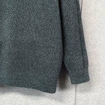 人気・セーター 定価5万◆Emmauela・イタリア・ミラノ発◆豪華ミンク/カシミヤ混 上品 暖か ソフト ニット 紳士 カジュアル L/48サイズ_画像7