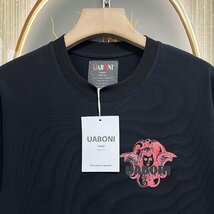 新作EU製＆定価2万◆UABONI*Paris*半袖Tシャツ*ユアボニ*パリ発◆上質 通気 薄手 個性 キューピッド カットソー ユニセックス 夏 M/46_画像3