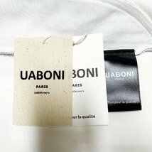 最高峰EU製＆定価4万◆UABONI*Paris*トレーナー*ユアボニ*パリ発◆上品 コットン 通気 ゆったり 遊び心 スウェット カジュアル 定番 M/46_画像8