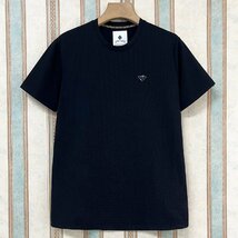 最高級 定価3万 FRANKLIN MUSK・アメリカ・ニューヨーク発 半袖Tシャツ シルク/綿混 薄手 涼しい 通気 ストレッチ性 紳士 サイズ1_画像1