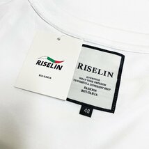 個性ヨーロッパ製※定価2万◆ブルガリア発※RISELIN 半袖Tシャツ コットン100％ 吸湿速乾 薄手 個性 英字 刺繍 遊び心 カットソー 夏 M/46_画像8