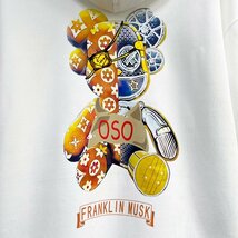 定番 定価4万 FRANKLIN MUSK・アメリカ・ニューヨーク発 パーカー 上品 ストレッチ 無地 ゆったり トップス Bearbrick/ベアブリック 2_画像7