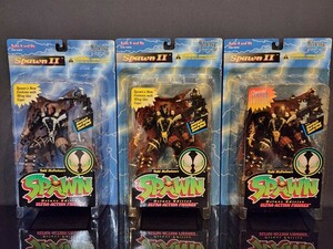 シリーズ大量出品!! マクファーレントイズ MacFarlane Toys スポーン SPAWN Ⅱ スポーン2 レア含む3種セット 検) レジェンド 90s