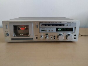 AKAI ステレオカセットデッキ GX-F80 通電確認のみ 現状品 アカイ ヤフオクのみ出品 商品説明必読