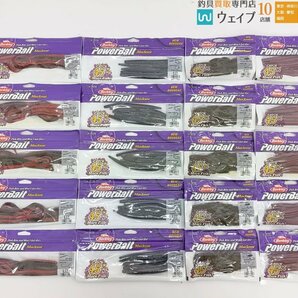 バークレイ パワーベイト マックスセント キングテール 8インチ・クリーチャーホッグ 4・ジェネラル 5 ミミズ 他 計20点 新品の画像1